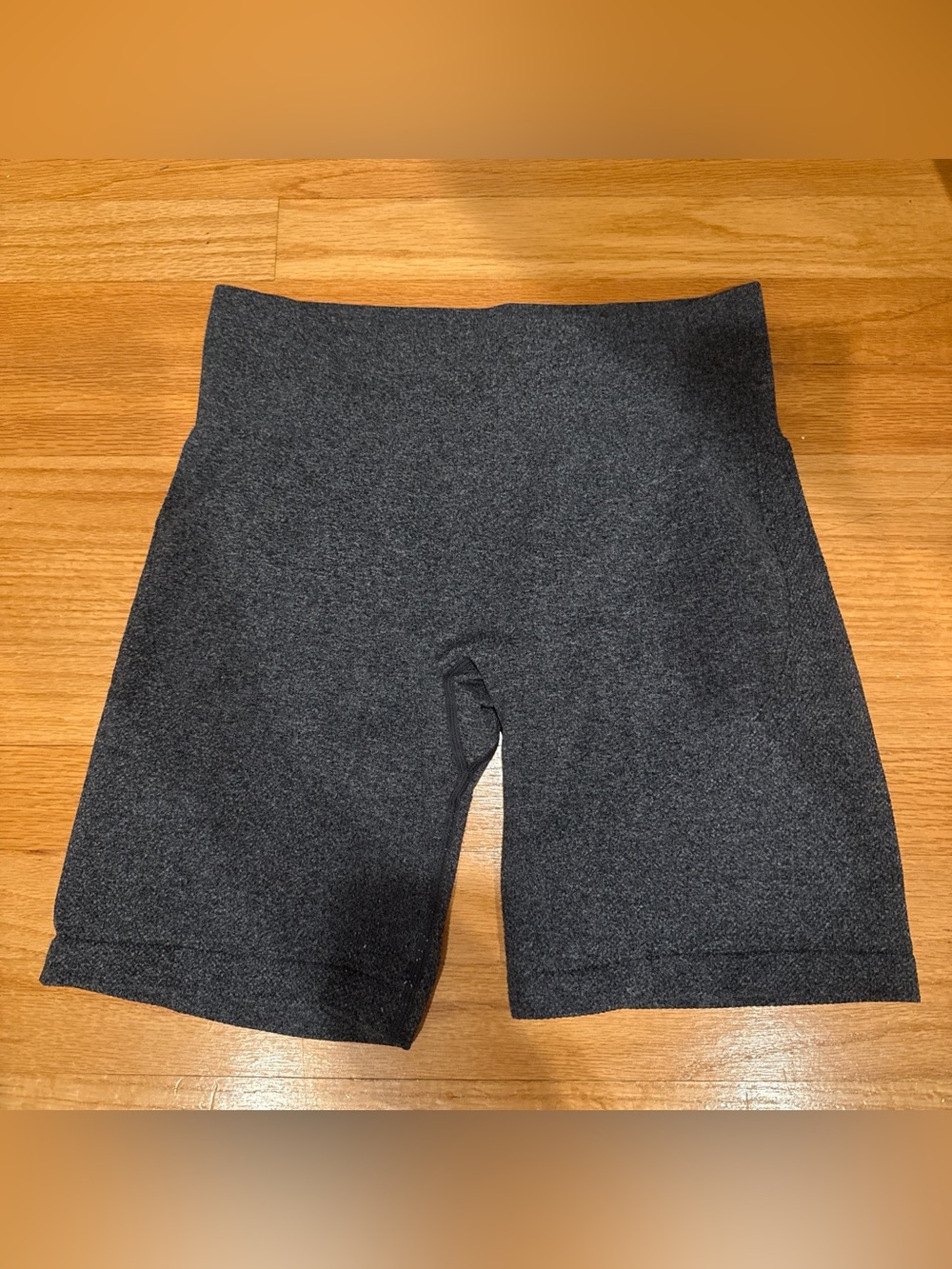 NVGTN High-Waist Charcoal Gray Bike Shorts